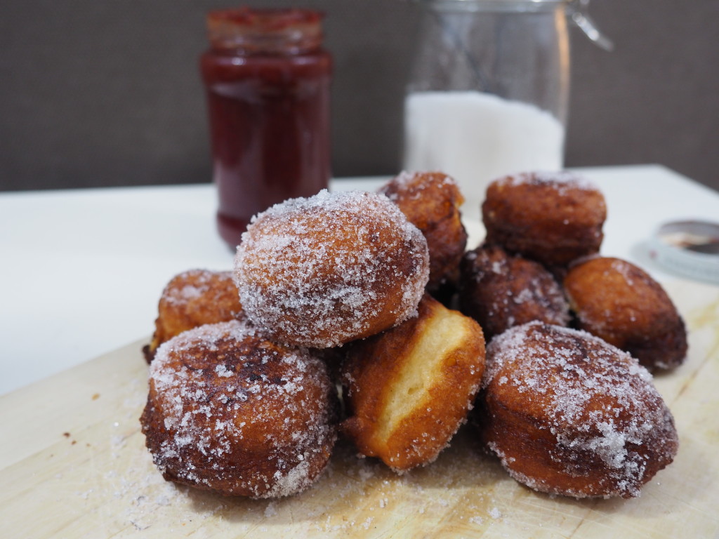 Vegane Krapfen mit Marmeladen Füllung