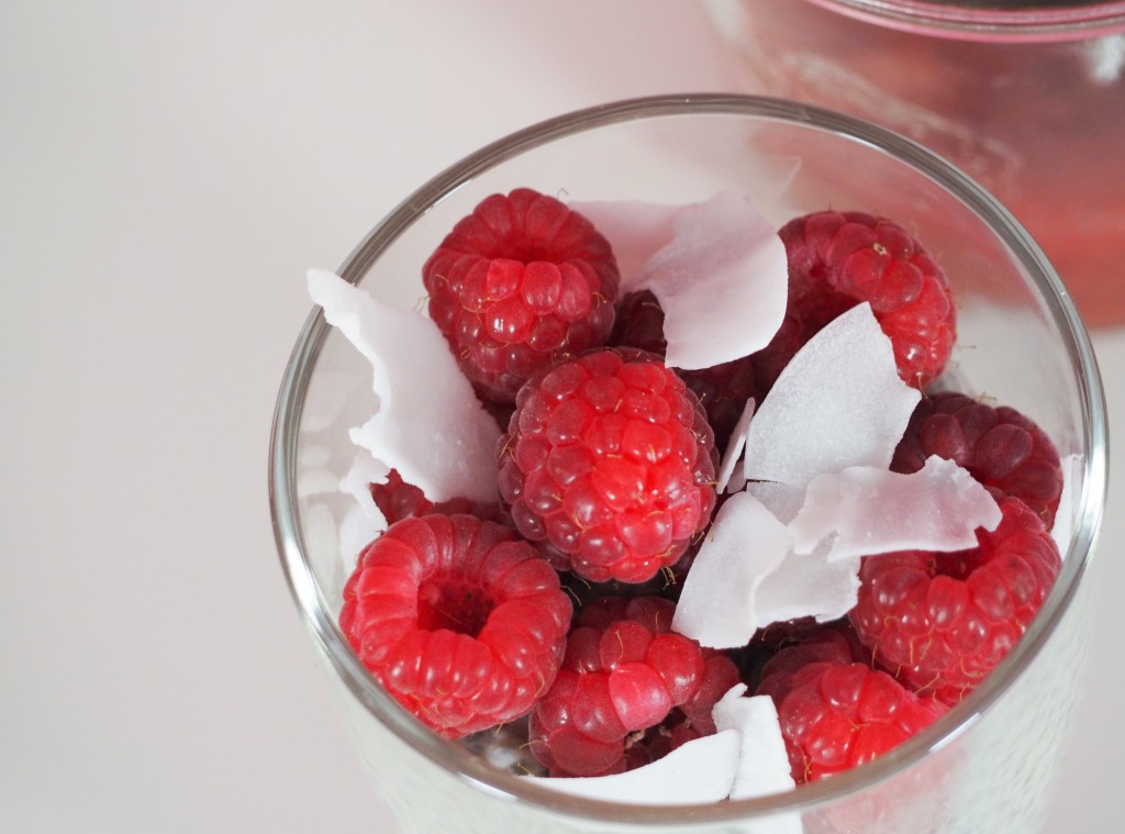 Chia Pudding with rubarb compote